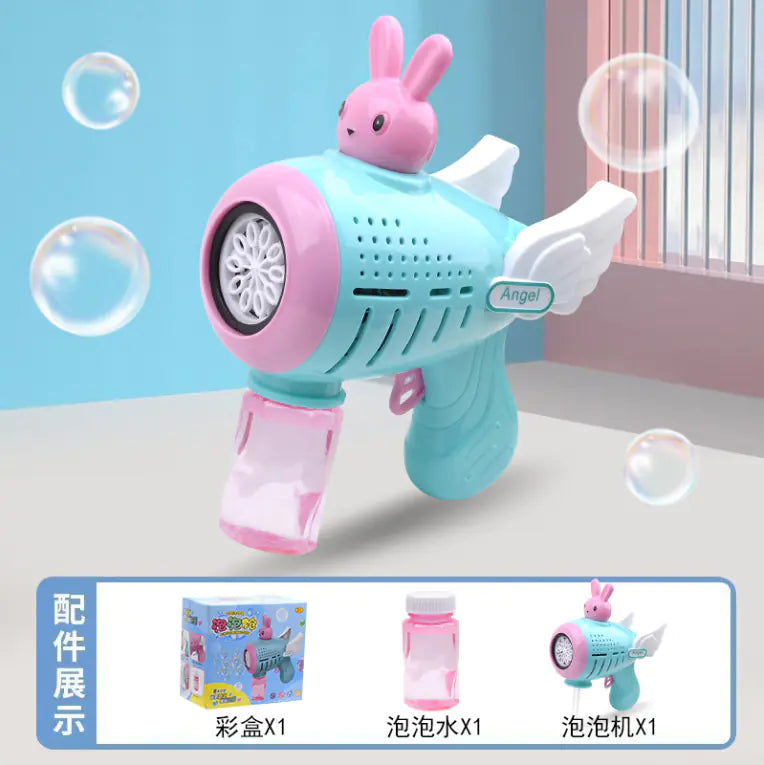 32-Hole Electric Bubble Gun for Kids' Play and Events