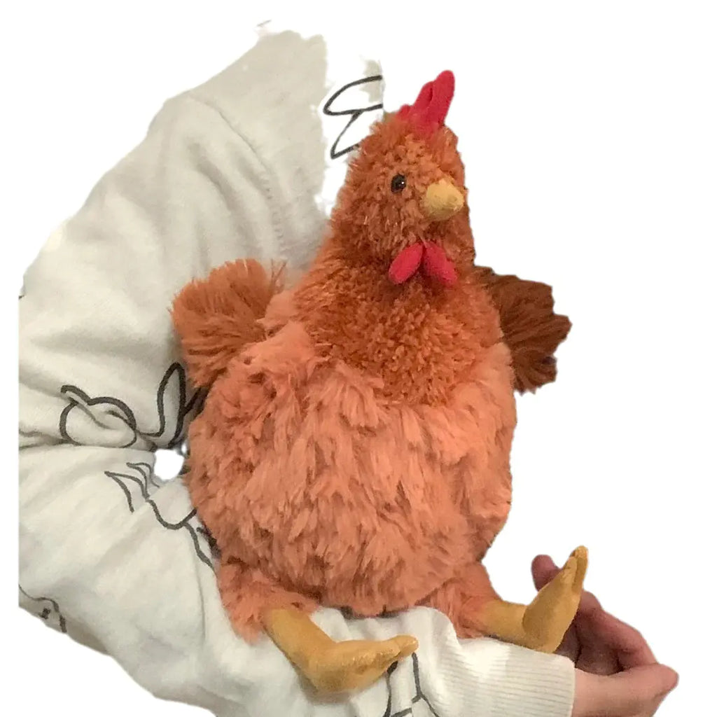 Cecil Realistic Plush Hen Toy - Cute Jellycat Cruney