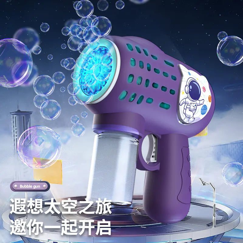 32-Hole Electric Bubble Gun for Kids' Play and Events