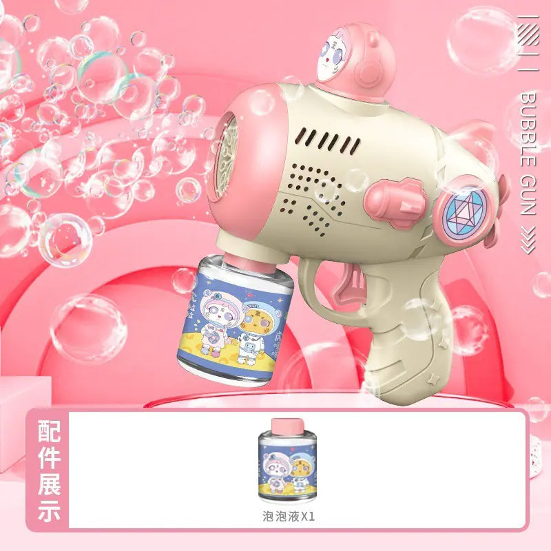 32-Hole Electric Bubble Gun for Kids' Play and Events