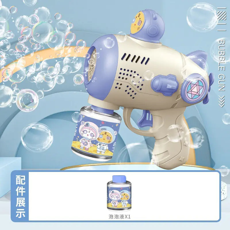 32-Hole Electric Bubble Gun for Kids' Play and Events