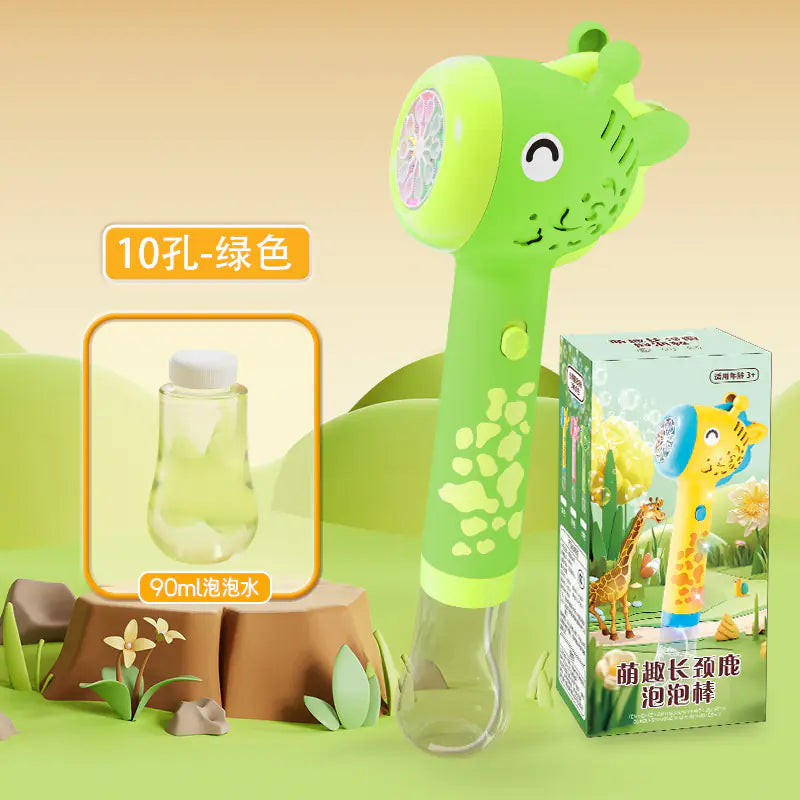 32-Hole Electric Bubble Gun for Kids' Play and Events