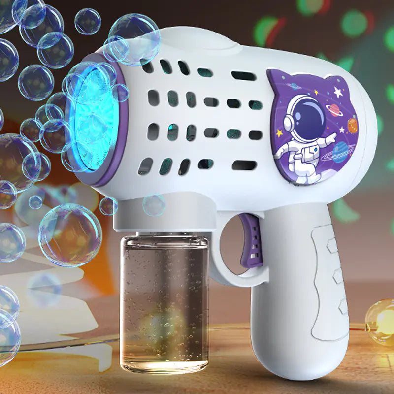 32-Hole Electric Bubble Gun for Kids' Play and Events