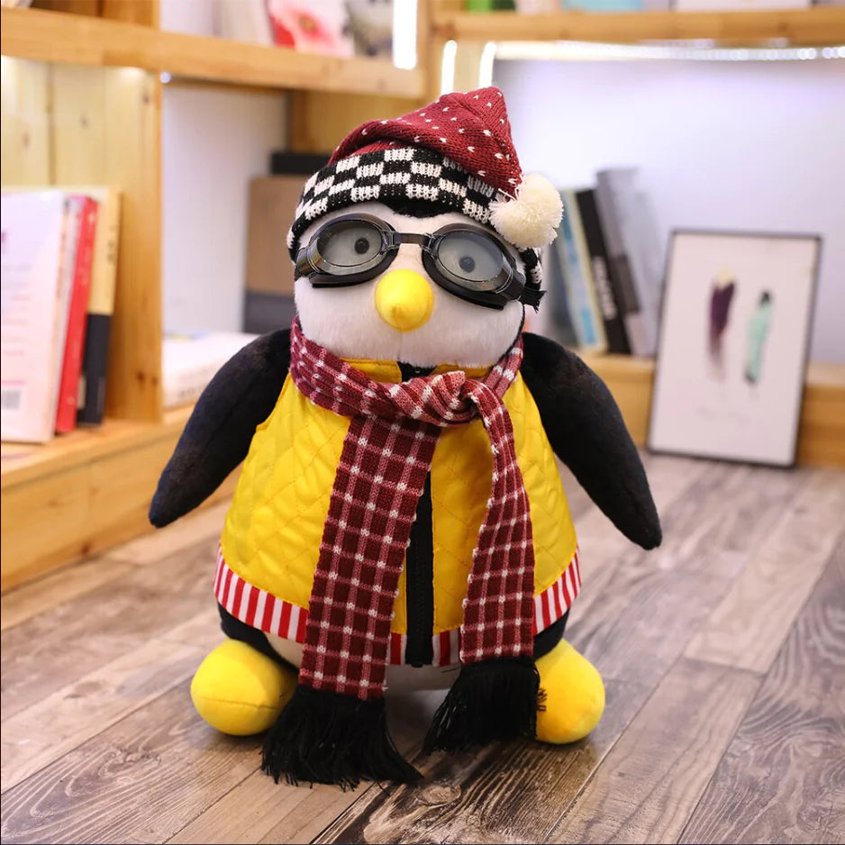 Penguin Plush Toy from Domestic Fabric (Friends Theme)