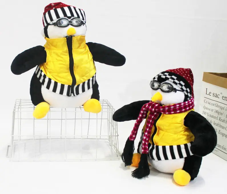 Penguin Plush Toy from Domestic Fabric (Friends Theme)