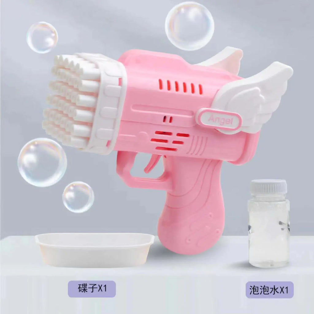 32-Hole Electric Bubble Gun for Kids' Play and Events