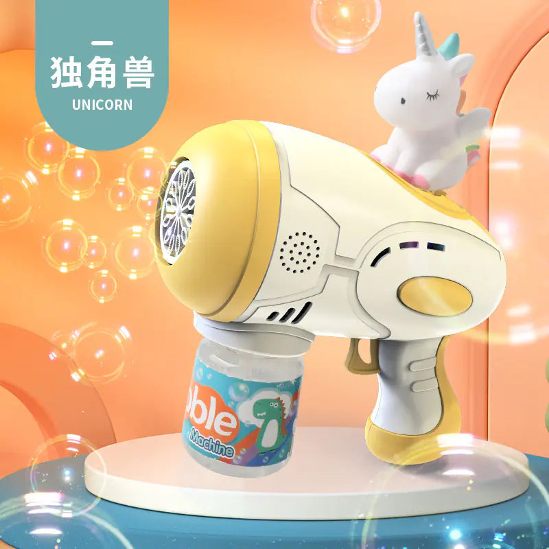 32-Hole Electric Bubble Gun for Kids' Play and Events