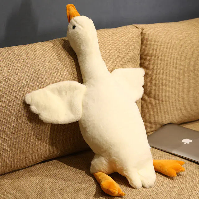 Juguete de peluche de pato gigante de 50 cm - Almohada suave y esponjosa