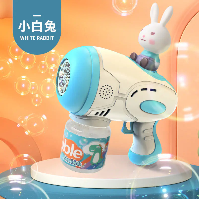 32-Hole Electric Bubble Gun for Kids' Play and Events