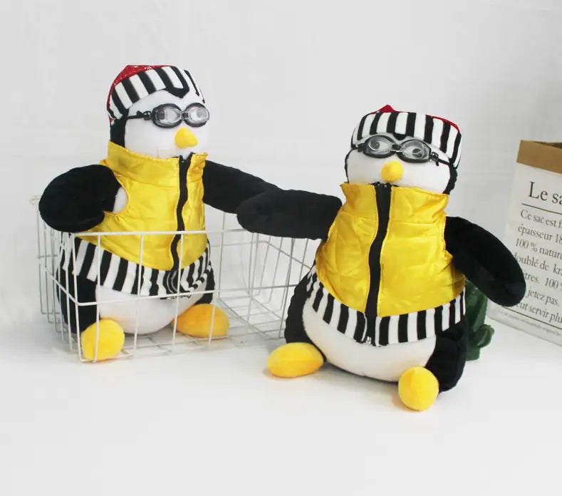 Penguin Plush Toy from Domestic Fabric (Friends Theme)