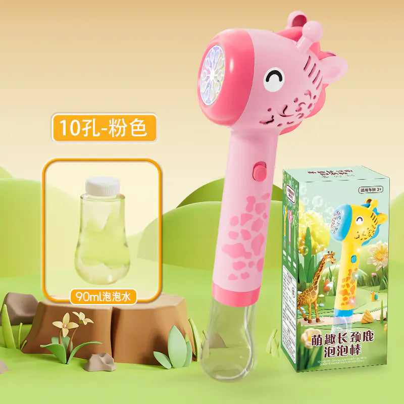 32-Hole Electric Bubble Gun for Kids' Play and Events