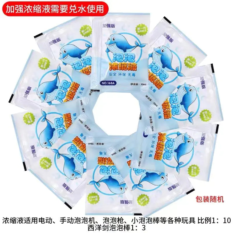 32-Hole Electric Bubble Gun for Kids' Play and Events