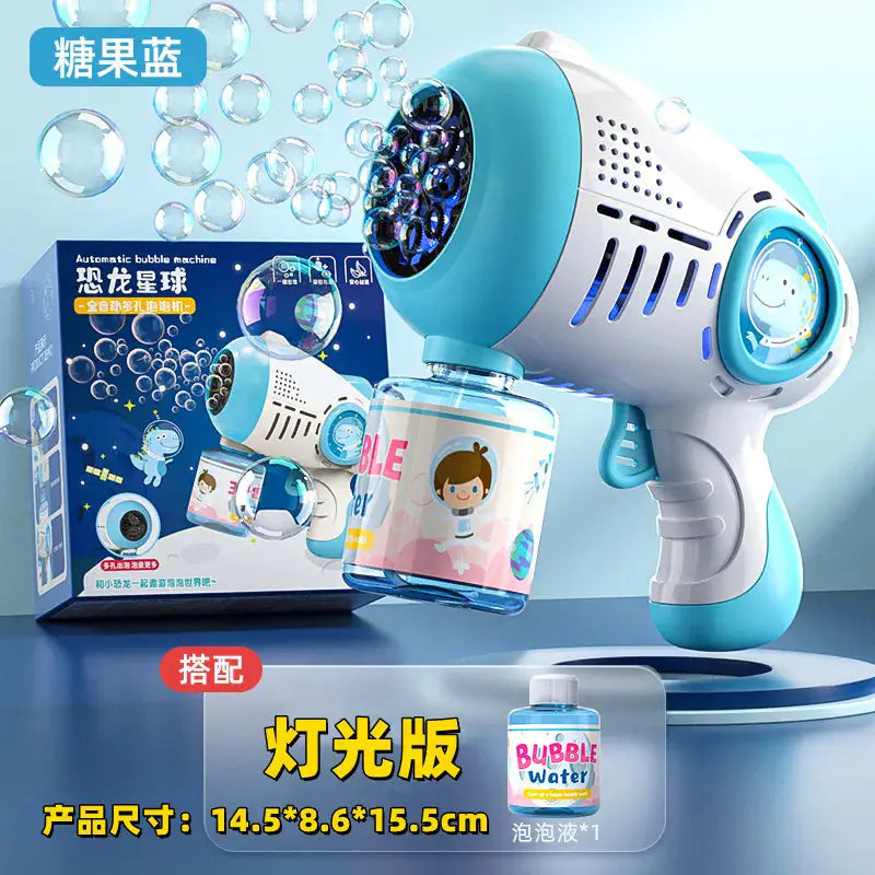 32-Hole Electric Bubble Gun for Kids' Play and Events
