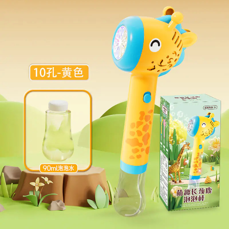 32-Hole Electric Bubble Gun for Kids' Play and Events