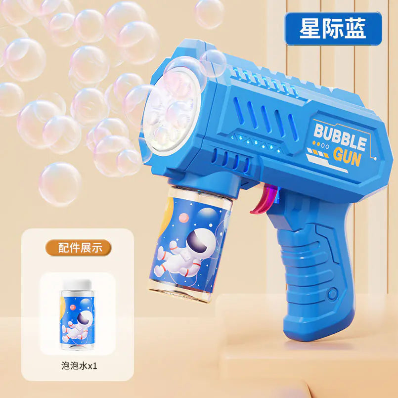 32-Hole Electric Bubble Gun for Kids' Play and Events