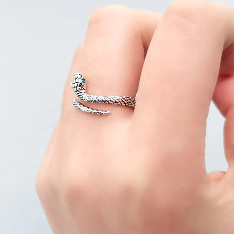 Personalized Cat Snake Ring for Women, Fashion Cold Style