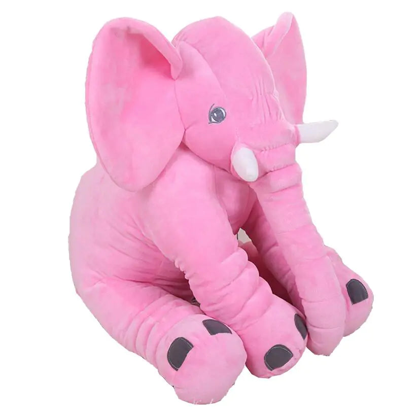 Plush Elephant Toy and Pillow Companion