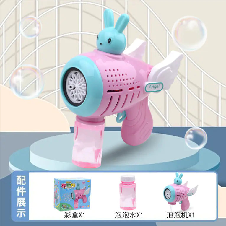 32-Hole Electric Bubble Gun for Kids' Play and Events