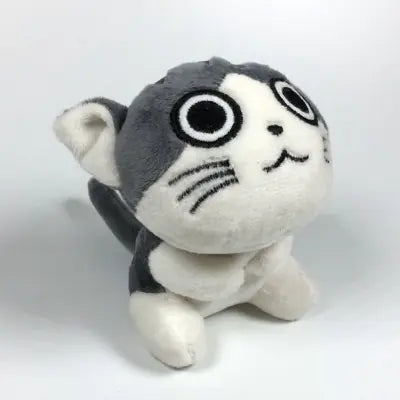 Plush Cat Keychain Doll for Girls (Cheese Cat Pendant)