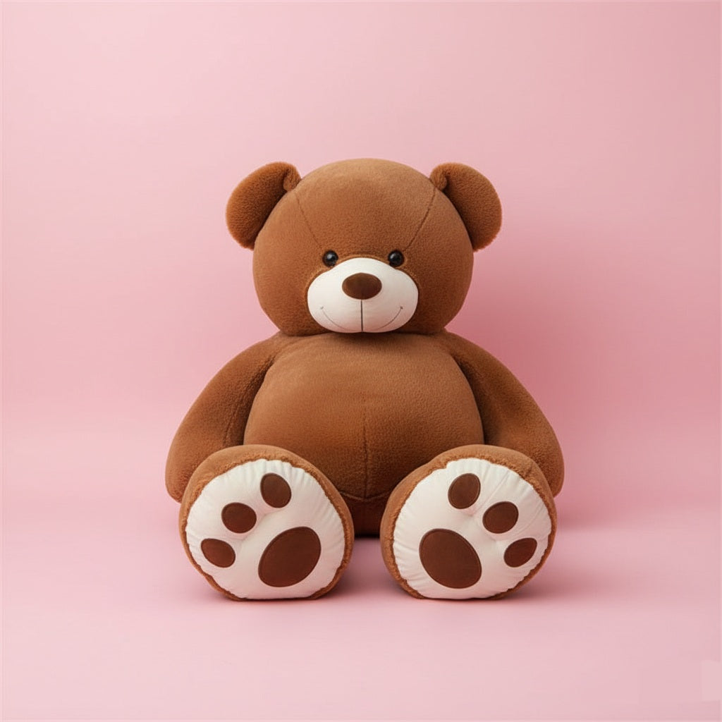 Giant Teddy Bear Plush Leather Shell