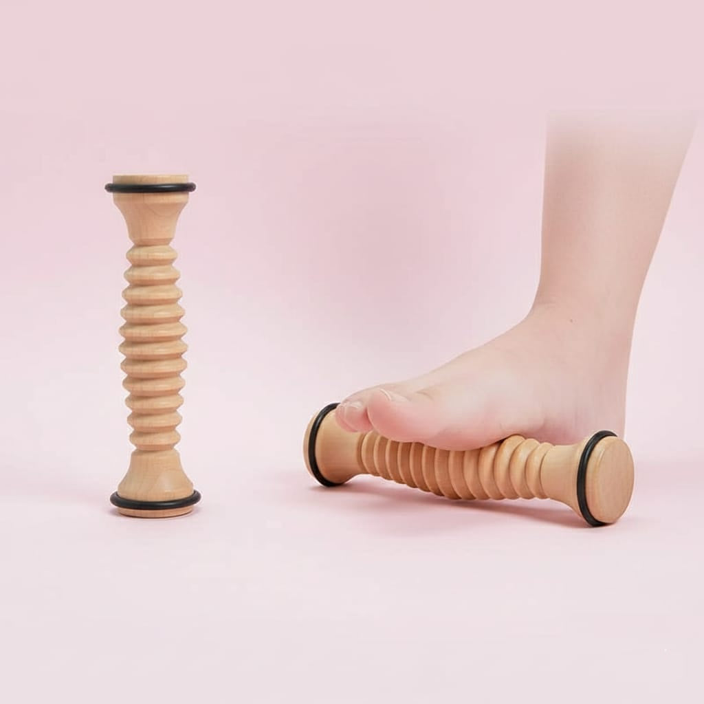 Wooden Roller Massage Sticks