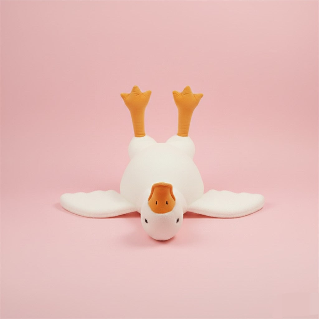 Juguete de peluche de pato gigante de 50 cm - Almohada suave y esponjosa
