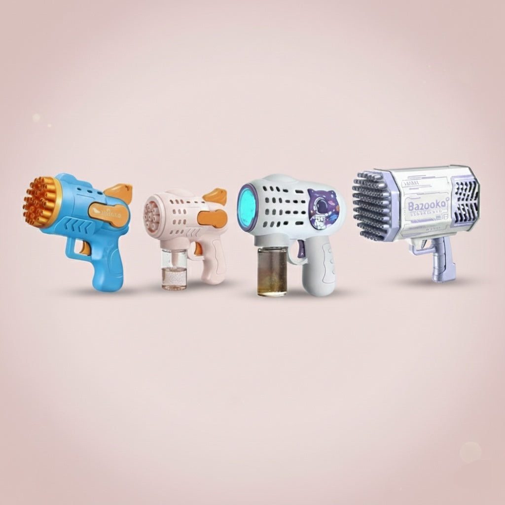 32-Hole Electric Bubble Gun for Kids' Play and Events