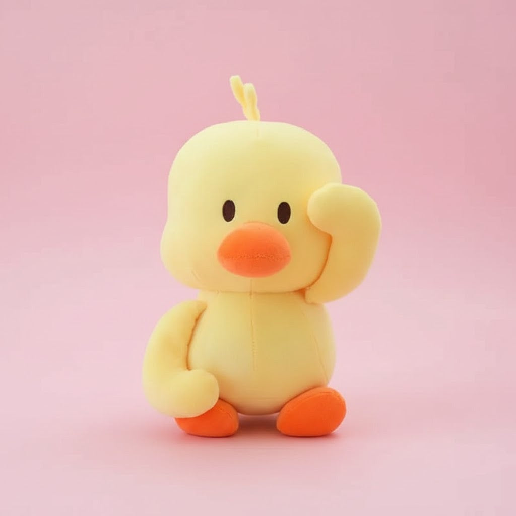 Dancing Plush Yellow Duck Toy with Expressions