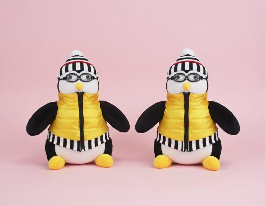 Penguin Plush Toy from Domestic Fabric (Friends Theme)