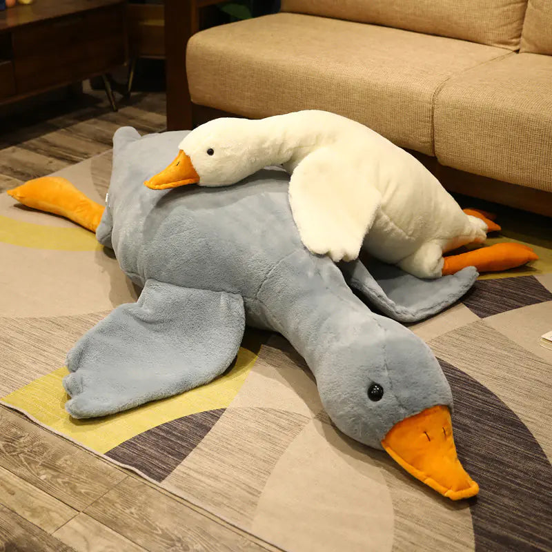 Juguete de peluche de pato gigante de 50 cm - Almohada suave y esponjosa