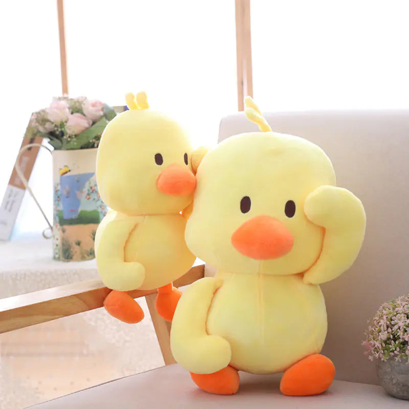 Dancing Plush Yellow Duck Toy with Expressions